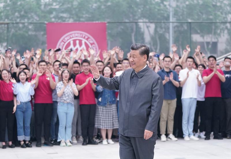△ On April 25th, 2022, General Secretary of the Supreme Leader made an investigation in China Renmin University.